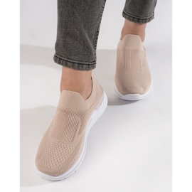 Zapatillas fitness de mujer color polvo. rosado 2