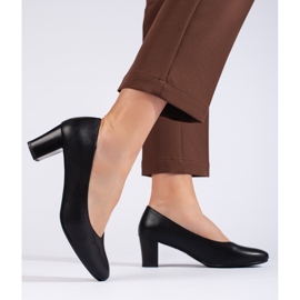 Sergio Leone Zapatos de salón negros elegantes para mujer. 3