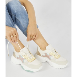 Seastar Zapatillas doradas para mujer. beige 1