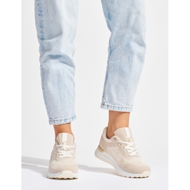 Deportivas mujer beige 1 Deportivas mujer beige 1