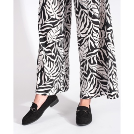 Goodin Mocasines clásicos de ante negro. 1