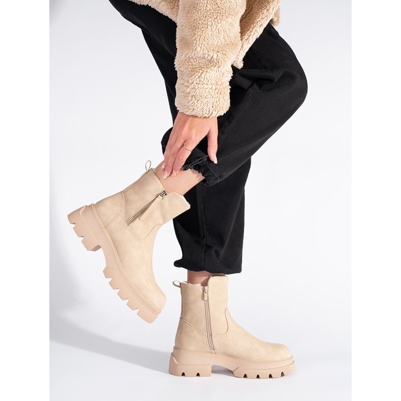Botas aislantes de mujer beige de Sergio Leone 1