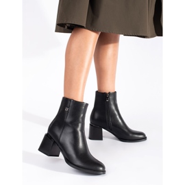 Goodin Botines clásicos de mujer negros. 3
