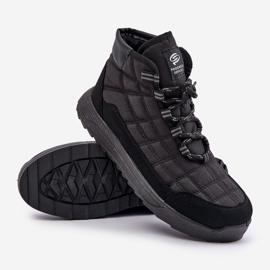 Botas aislantes de invierno con cordones para hombre Progress PROGJ-24-153 Negro 1