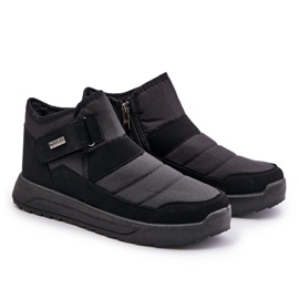 Botas de nieve de invierno con aislamiento para hombre Progress PROGJ-22-153 negro 6