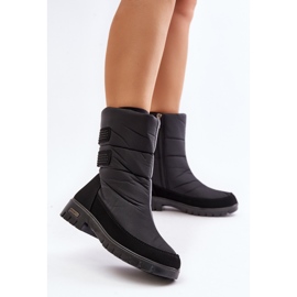 Botas de nieve con cremallera Progress para mujer PROGJ-21-16 Negro 2 Botas de nieve con cremallera Progress para mujer PROGJ-21-16 Negro 2