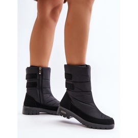 Botas de nieve con cremallera Progress para mujer PROGJ-21-16 Negro 3