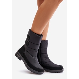 Botas de nieve con cremallera Progress para mujer PROGJ-21-16 Negro 1 Botas de nieve con cremallera Progress para mujer PROGJ-21-16 Negro 1
