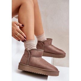 Botas de Nieve con Plataforma Mujer D.Franklin DFSH370010 Taupe beige 8