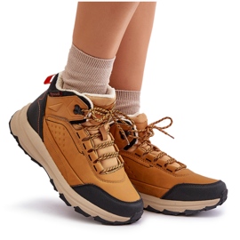 McKeylor 14011 Camel Zapatos de trekking con aislamiento para mujer beige 9