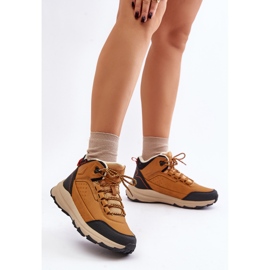 McKeylor 14011 Camel Zapatos de trekking con aislamiento para mujer beige 2