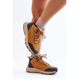 McKeylor 14011 Camel Zapatos de trekking con aislamiento para mujer beige 7