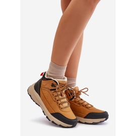 McKeylor 14011 Camel Zapatos de trekking con aislamiento para mujer beige 1