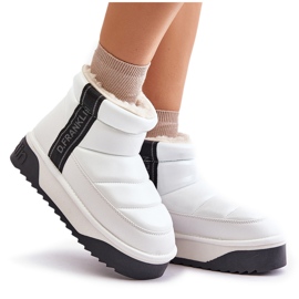 Botas Bajas De Nieve Suela Gruesa D.Franklin DFSH371011 Blanco 10