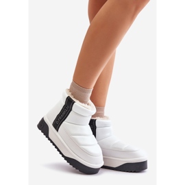 Botas Bajas De Nieve Suela Gruesa D.Franklin DFSH371011 Blanco 1