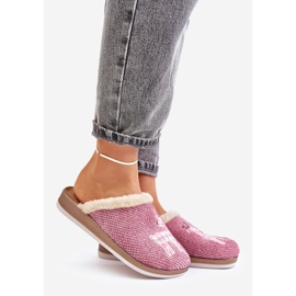 Pantuflas de Mujer Con Reno y Pelo Inblu CT000034 Rosa 1