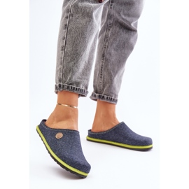 Zapatilla de estar por casa mujer Inblu Pantuflas CS000039 Azul marino 3