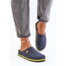 Zapatilla de estar por casa mujer Inblu Pantuflas CS000039 Azul marino 4