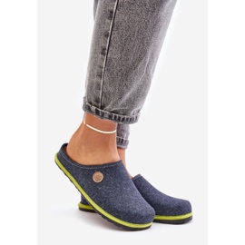 Zapatilla de estar por casa mujer Inblu Pantuflas CS000039 Azul marino 1