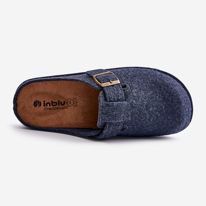 Pantuflas Cómodas De Hombre Con Hebilla Inblu SI000019 Azul Marino 2 Pantuflas Cómodas De Hombre Con Hebilla Inblu SI000019 Azul Marino 2