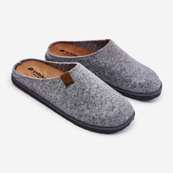Pantuflas Preventivas Hombre Inblu SI000001 Gris 1 Pantuflas Preventivas Hombre Inblu SI000001 Gris 1