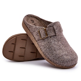 Pantuflas De Hombre Con Hebilla Chanclas Preventivas Inblu MT000012 Beige 5