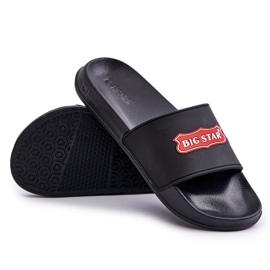 Big Star Chanclas de Hombre con Logo Gran Estrella OO174028 Negro 6