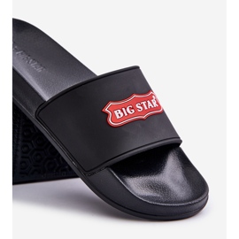 Big Star Chanclas de Hombre con Logo Gran Estrella OO174028 Negro 3