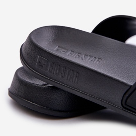 Big Star Chanclas de Hombre con Logo Gran Estrella OO174028 Negro 4