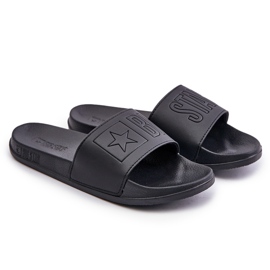 Big Star Chanclas Ligeras De Hombre Con Logo Gran Estrella OO174030 Negro 4