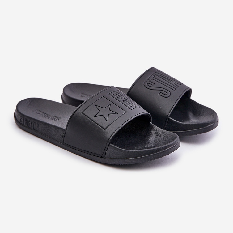 Big Star Chanclas Ligeras De Hombre Con Logo Gran Estrella OO174030 Negro 1
