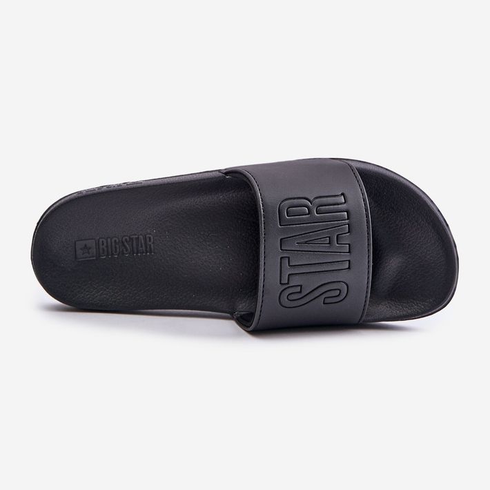 Big Star Chanclas Ligeras De Hombre Con Logo Gran Estrella OO174030 Negro 2