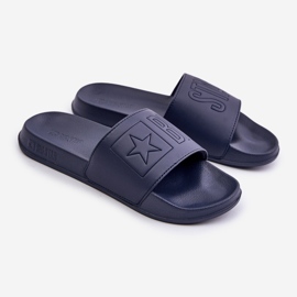 Big Star Chanclas Ligeras De Hombre Con Logo Gran Estrella OO174031 Azul Marino 6