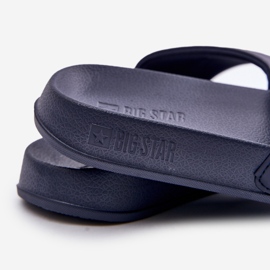 Big Star Chanclas Ligeras De Hombre Con Logo Gran Estrella OO174031 Azul Marino 4