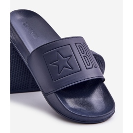 Big Star Chanclas Ligeras De Hombre Con Logo Gran Estrella OO174031 Azul Marino 3