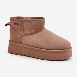 Botas de Nieve Plataforma Baja Big Star OO274A100 Beige 5
