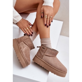 Botas de Nieve Plataforma Baja Big Star OO274A100 Beige 7