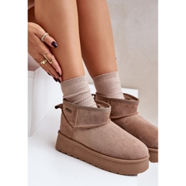 Botas de Nieve Plataforma Baja Big Star OO274A100 Beige 8
