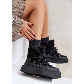 Botas de nieve Tamidra negras con plataforma negro 6