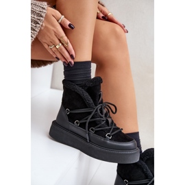 Botas de nieve Tamidra negras con plataforma negro 7
