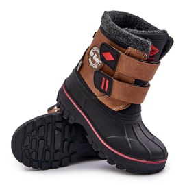 Botas de Nieve con Velcro Infantil Lee Cooper LCJ-24-44-2864K Camel marrón 7