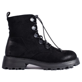 Botines mujer ante negro 3