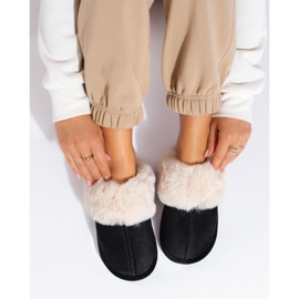 Pantuflas de mujer Shelovet negras negro 1