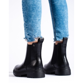 W. Potocki Botas Chelsea Potocki negras para mujer negro 3