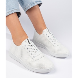 Seastar Deportivas de mujer caladas blancas blanco 1