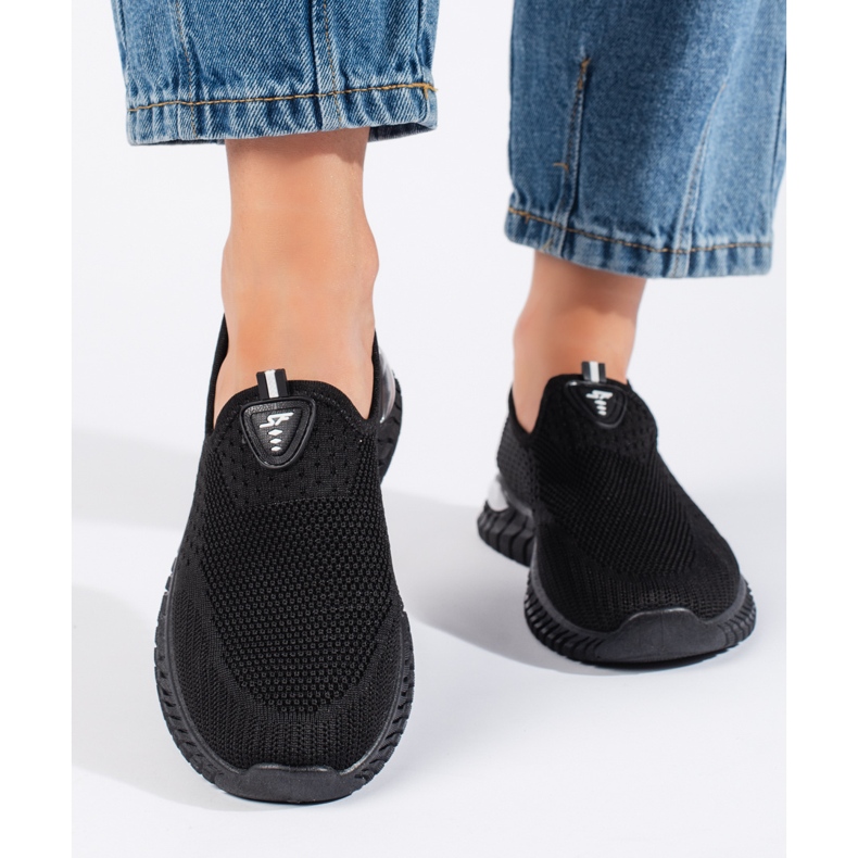 Deportivas mujer textil negras negro 1 Deportivas mujer textil negras negro 1