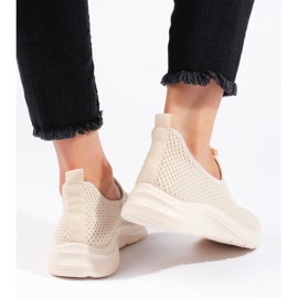 Deportivas textil beige 4