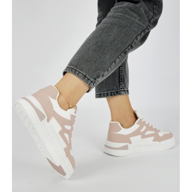 Zapatillas mujer plataforma rosa rosado 3
