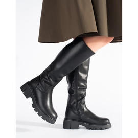 Botas negras de mujer de Sergio Leone negro 1
