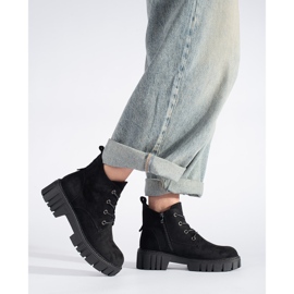 Botines de ante con cordones negros de Sergio Leone 1